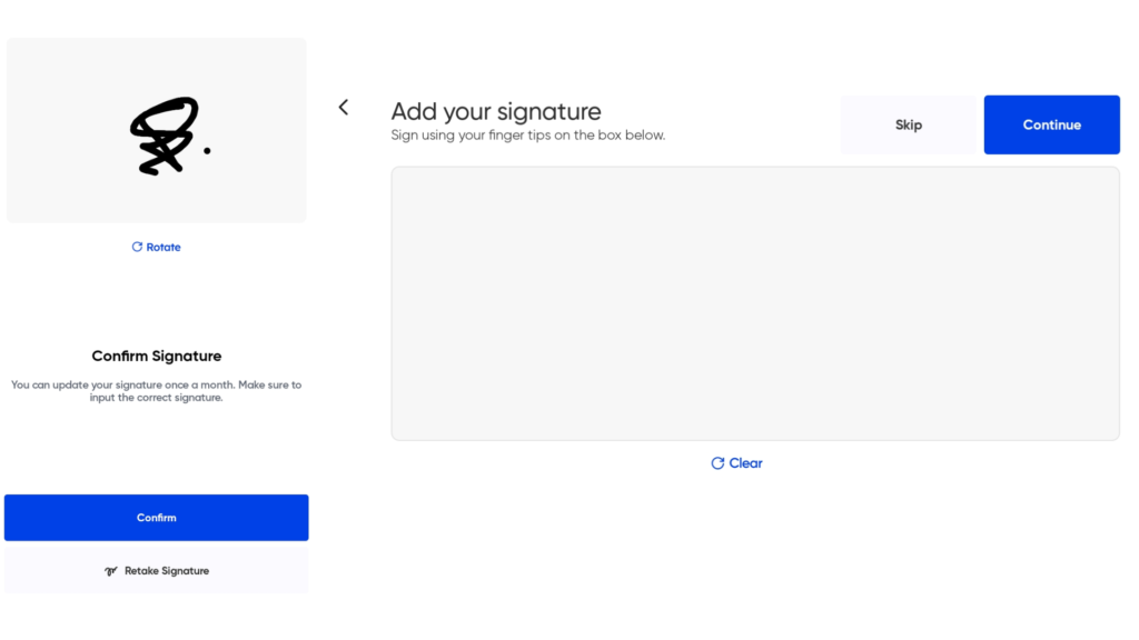 Add Your Signature