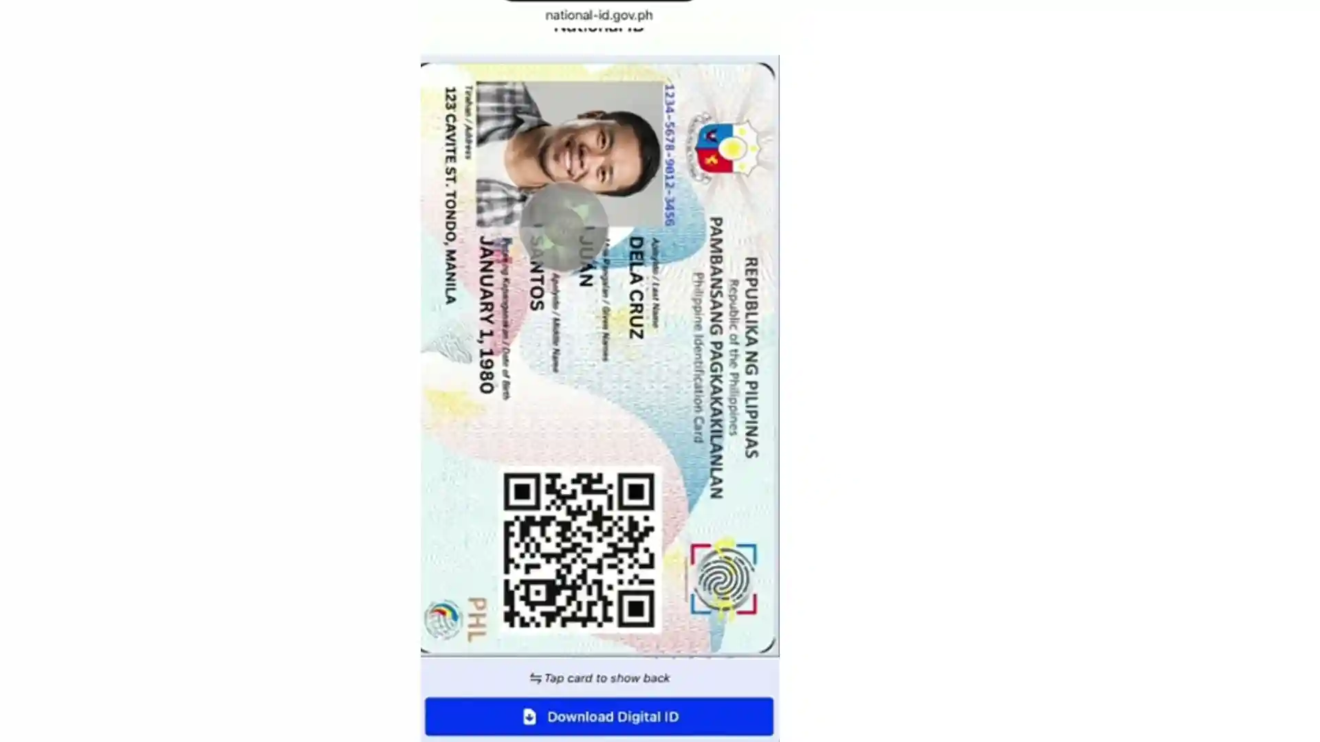 Downlaod Digital ID