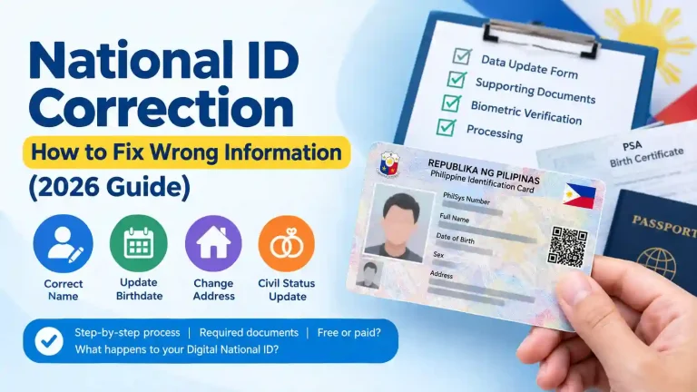 National ID Requirements Philippines 2026: What to Bring - Digital ...