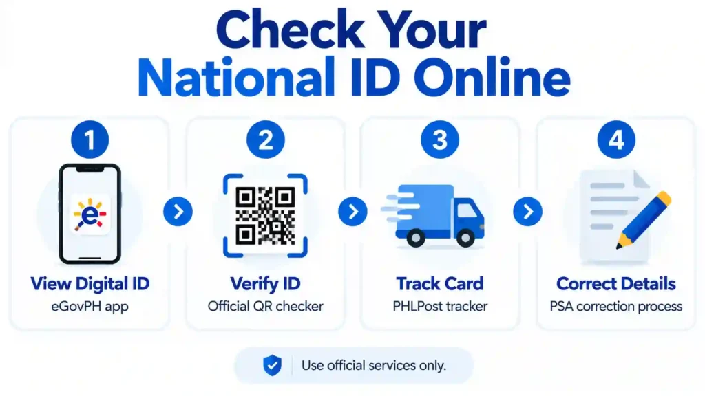 How can I check my National ID Online