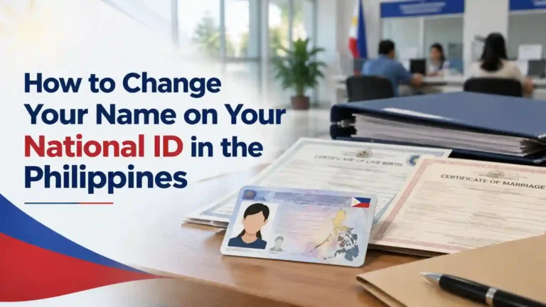 how to change name in national id